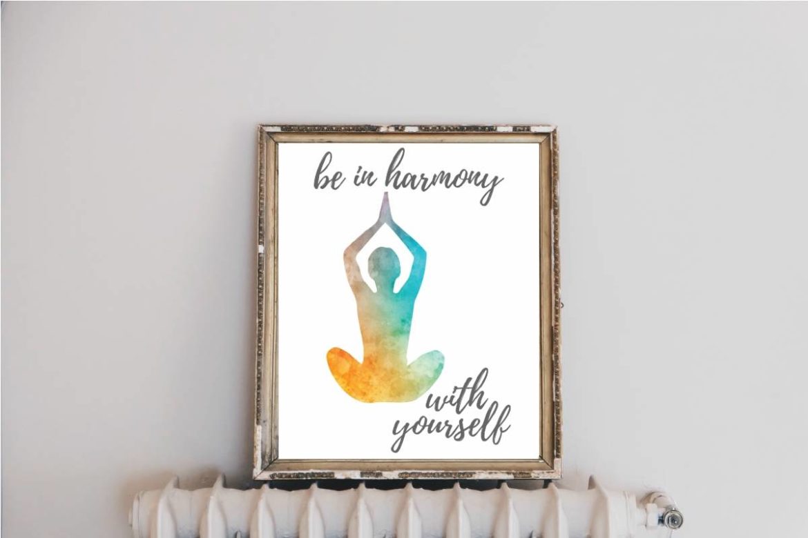 Plakat dla joginki i nie tylko - do pobrania