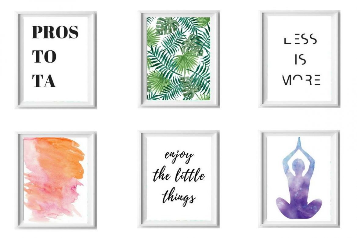 6 wypełniaczy do ramek do druku - za darmo