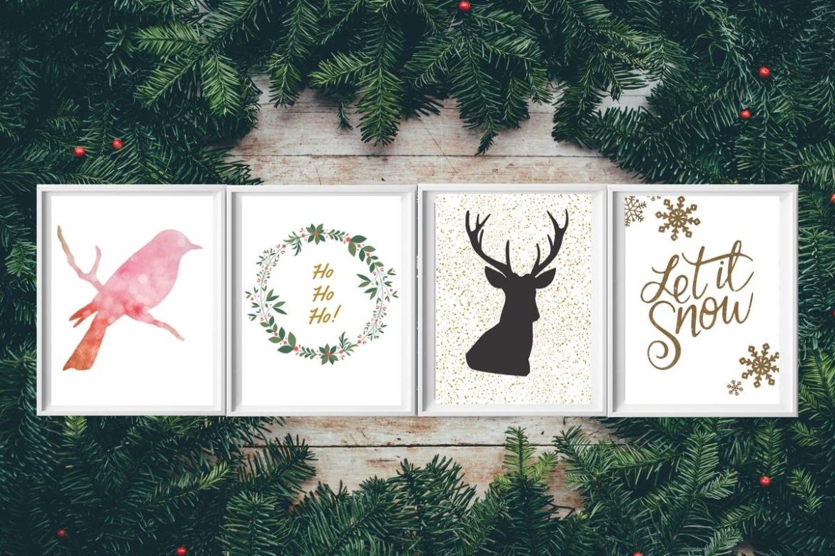 Świąteczne plakaty do druku - za darmo
