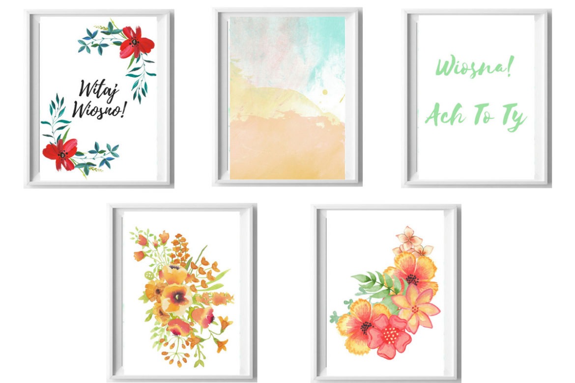 Wiosenne wypełniacze do ramek - za darmo